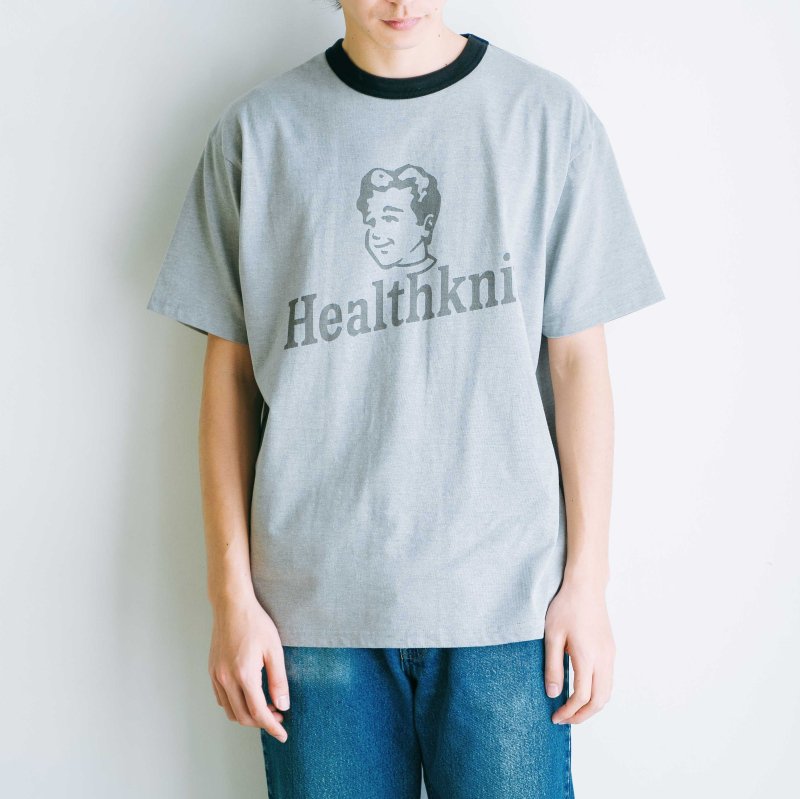 Healthknit Man クルーネック半袖Tシャツ